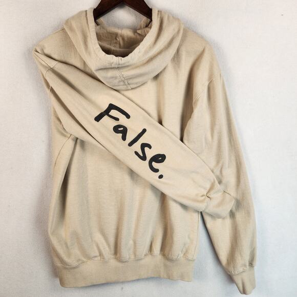 The Office Men's Dwight Schrute False Pullover Hoodie Sweatshirt Beige SZ M EUC - Picture 8 of 13